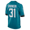 Zennovawear Men's Jacksonville Jaguars Keilan Robinson Teal Team Game Jersey