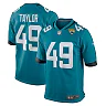 Zennovawear Men's Jacksonville Jaguars Leonard Taylor Teal Game Jersey