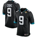 Zennovawear Men's Jacksonville Jaguars Logan Cooke Black Game Jersey