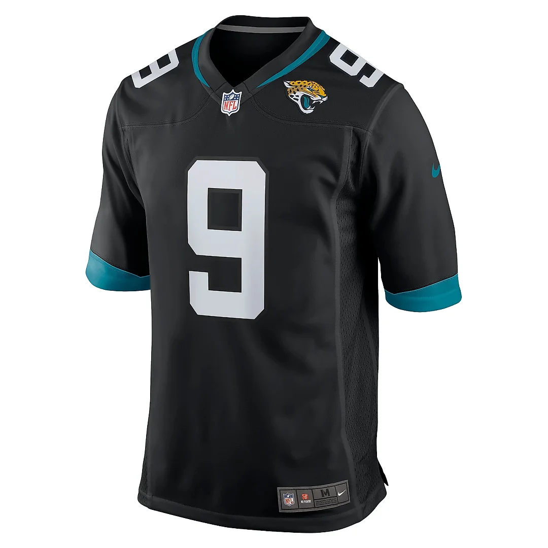 Zennovawear Men's Jacksonville Jaguars Logan Cooke Black Game Jersey