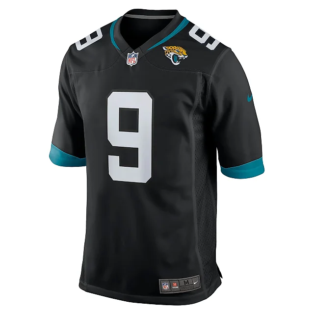 Zennovawear Men's Jacksonville Jaguars Logan Cooke Black Game Jersey