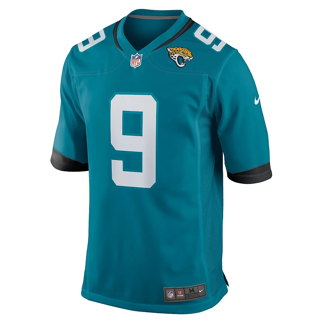 Zennovawear Men's Jacksonville Jaguars Logan Cooke Teal Game Jersey