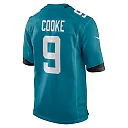Zennovawear Men's Jacksonville Jaguars Logan Cooke Teal Game Jersey