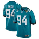 Zennovawear Men's Jacksonville Jaguars Maason Smith Teal Team Game Jersey