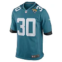Zennovawear Men's Jacksonville Jaguars Montaric Brown Teal Game Player Jersey