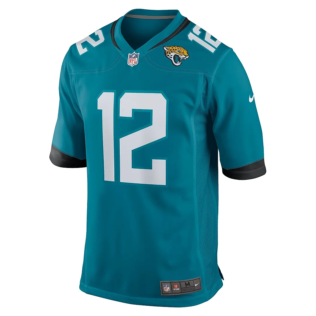Zennovawear Men's Jacksonville Jaguars Nathan Rourke Teal Team Game Jersey