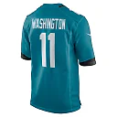 Zennovawear Men's Jacksonville Jaguars Parker Washington Teal Team Game Jersey