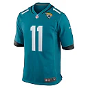 Zennovawear Men's Jacksonville Jaguars Parker Washington Teal Team Game Jersey