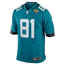 Zennovawear Men's Jacksonville Jaguars R. Jay Soward Teal Retired Player Team Game Jersey