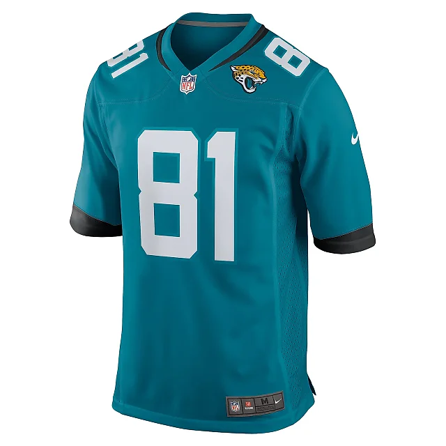 Zennovawear Men's Jacksonville Jaguars R. Jay Soward Teal Retired Player Team Game Jersey