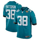 Zennovawear Men's Jacksonville Jaguars Riley Patterson Teal Team Game Jersey