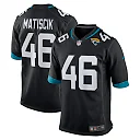 Zennovawear Men's Jacksonville Jaguars Ross Matiscik Black Game Jersey