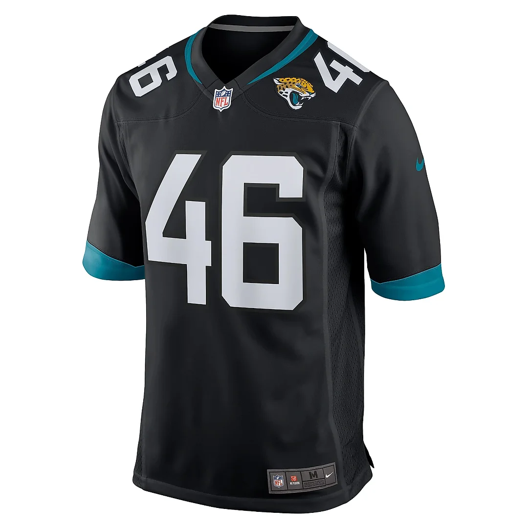 Zennovawear Men's Jacksonville Jaguars Ross Matiscik Black Game Jersey