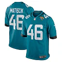 Zennovawear Men's Jacksonville Jaguars Ross Matiscik Teal Game Jersey