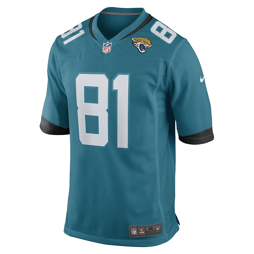 Zennovawear Men's Jacksonville Jaguars Seth Williams Teal Game Player Jersey