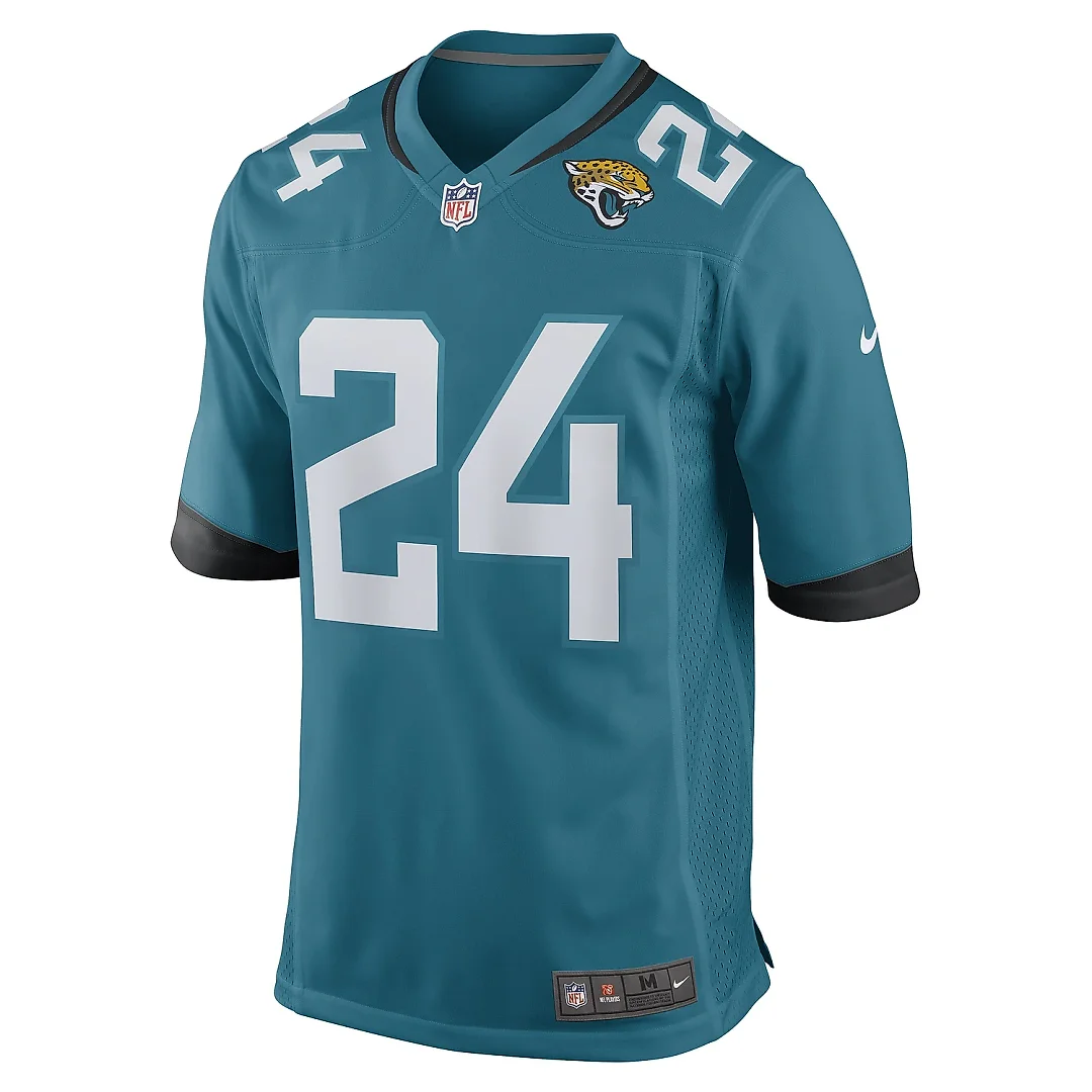 Zennovawear Men's Jacksonville Jaguars Snoop Conner Teal Game Player Jersey