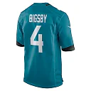 Zennovawear Men's Jacksonville Jaguars Tank Bigsby Teal Game Jersey