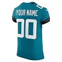 Zennovawear Men's Jacksonville Jaguars Teal Vapor F.U.S.E. Elite Custom Jersey