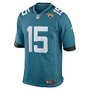 Zennovawear Men's Jacksonville Jaguars Tim Jones Teal Game Player Jersey