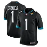 Zennovawear Men's Jacksonville Jaguars Travis Etienne Black Game Jersey