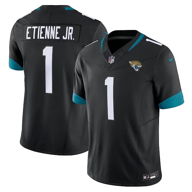 Zennovawear Men's Jacksonville Jaguars Travis Etienne Black Vapor F.U.S.E. Limited Jersey