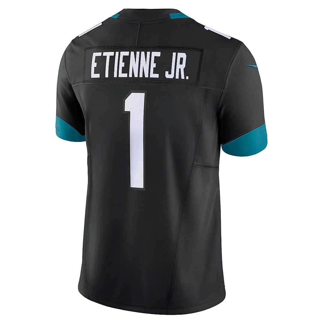 Zennovawear Men's Jacksonville Jaguars Travis Etienne Black Vapor F.U.S.E. Limited Jersey