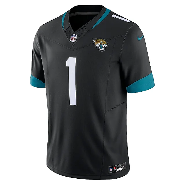 Zennovawear Men's Jacksonville Jaguars Travis Etienne Black Vapor F.U.S.E. Limited Jersey