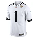 Zennovawear Men's Jacksonville Jaguars Travis Etienne Jr. White Game Player Jersey