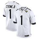 Zennovawear Men's Jacksonville Jaguars Travis Etienne Jr. White Game Player Jersey