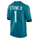 Zennovawear Men's Jacksonville Jaguars Travis Etienne Teal Game Jersey