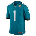 Zennovawear Men's Jacksonville Jaguars Travis Etienne Teal Game Jersey