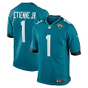 Zennovawear Men's Jacksonville Jaguars Travis Etienne Teal Game Jersey