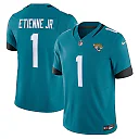 Zennovawear Men's Jacksonville Jaguars Travis Etienne Teal Vapor F.U.S.E. Limited Jersey
