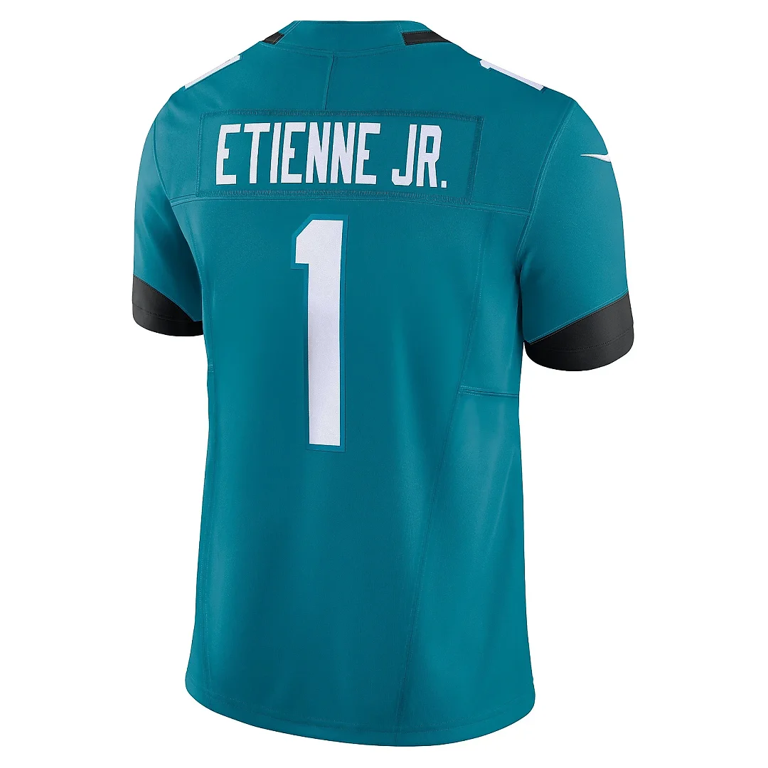 Zennovawear Men's Jacksonville Jaguars Travis Etienne Teal Vapor F.U.S.E. Limited Jersey