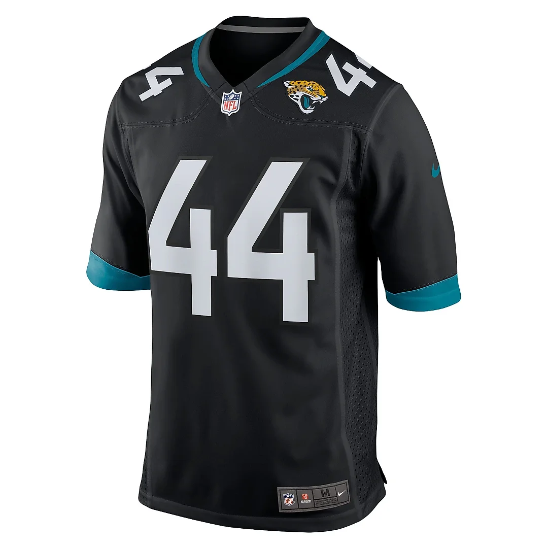 Zennovawear Men's Jacksonville Jaguars Travon Walker Black Player Game Jersey