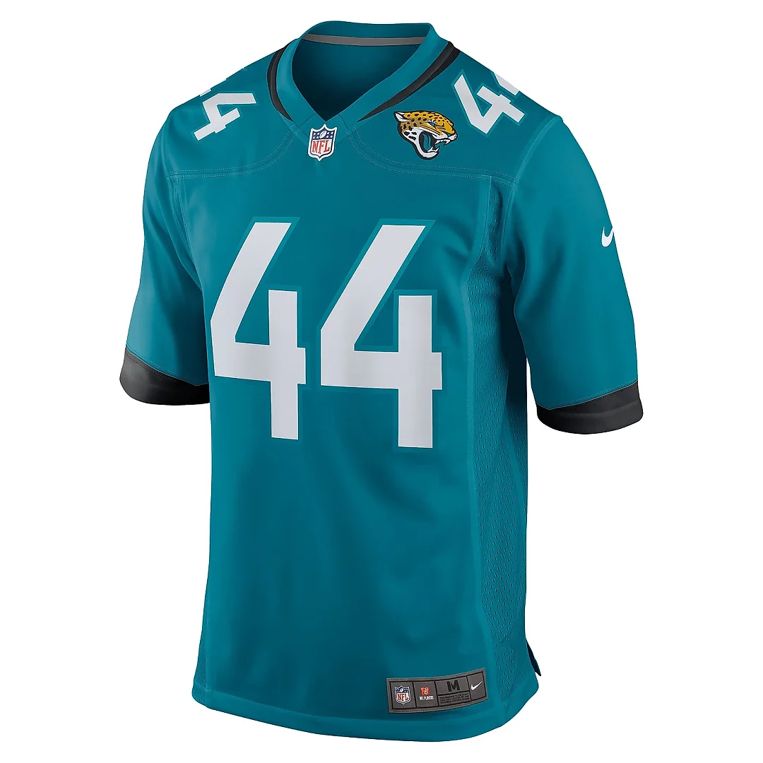Zennovawear Men's Jacksonville Jaguars Travon Walker Teal Player Game Jersey
