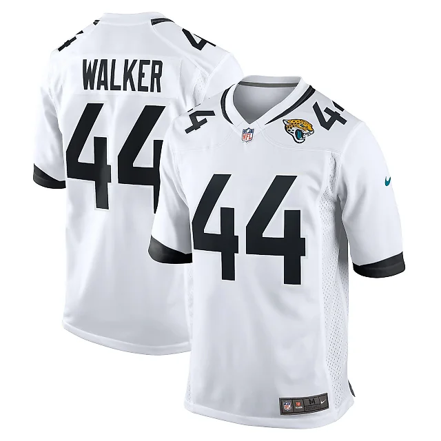 Zennovawear Men's Jacksonville Jaguars Travon Walker White Player Game Jersey