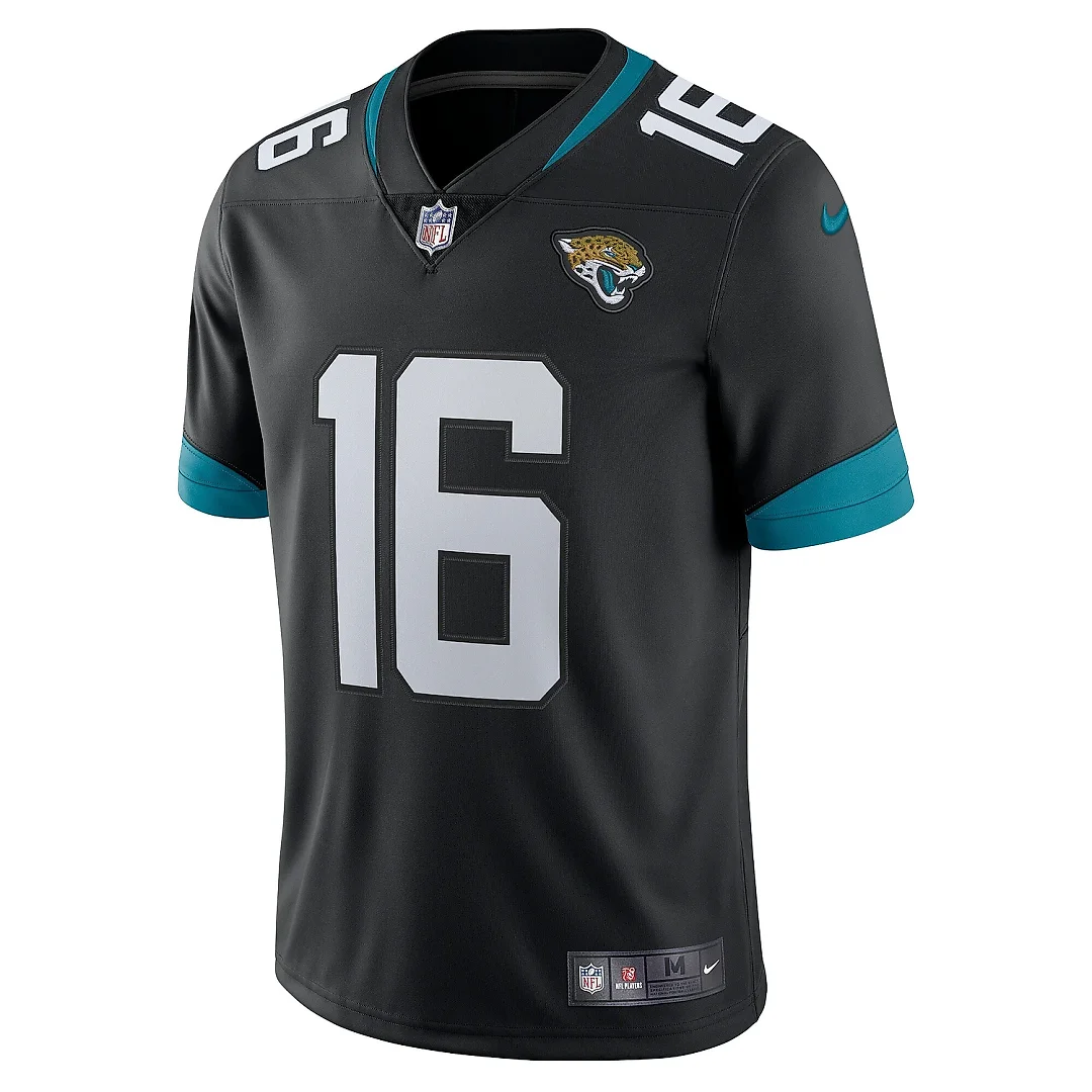 Zennovawear Men's Jacksonville Jaguars Trevor Lawrence Black Alternate Vapor Limited Jersey