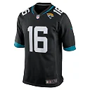 Zennovawear Men's Jacksonville Jaguars Trevor Lawrence Black Alternate Game Jersey
