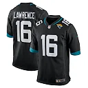 Zennovawear Men's Jacksonville Jaguars Trevor Lawrence Black Alternate Game Jersey