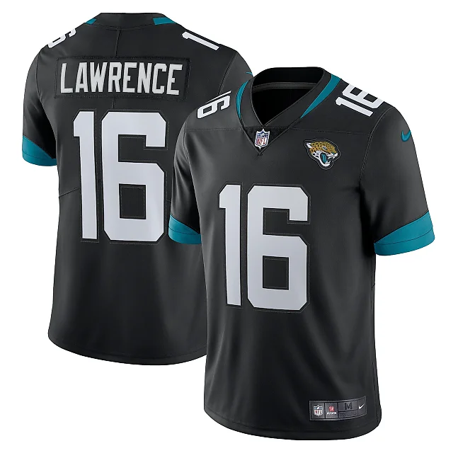 Zennovawear Men's Jacksonville Jaguars Trevor Lawrence Black Alternate Vapor Limited Jersey