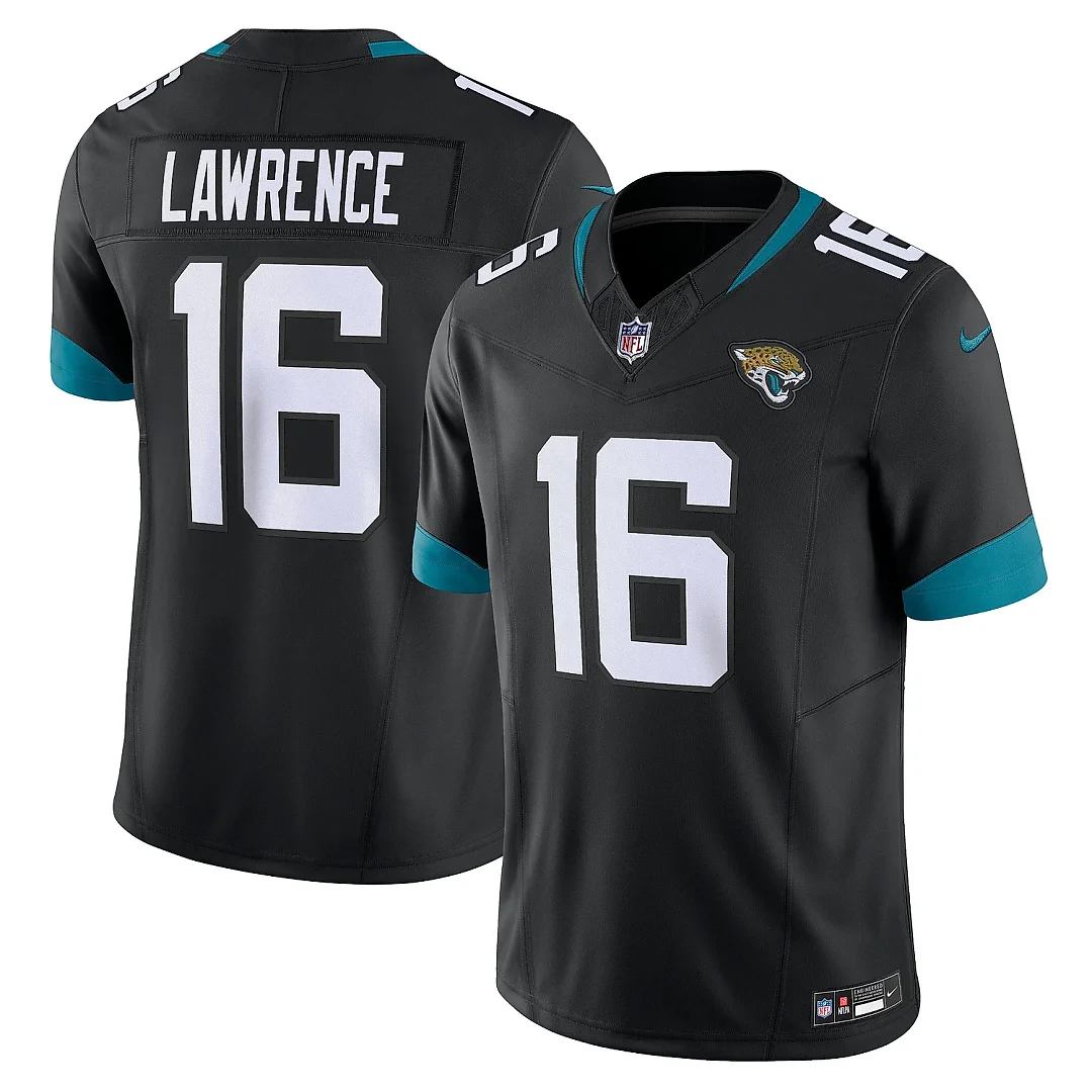 Zennovawear Men's Jacksonville Jaguars Trevor Lawrence Black Vapor F.U.S.E. Limited Jersey