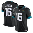 Zennovawear Men's Jacksonville Jaguars Trevor Lawrence Black Vapor F.U.S.E. Limited Jersey