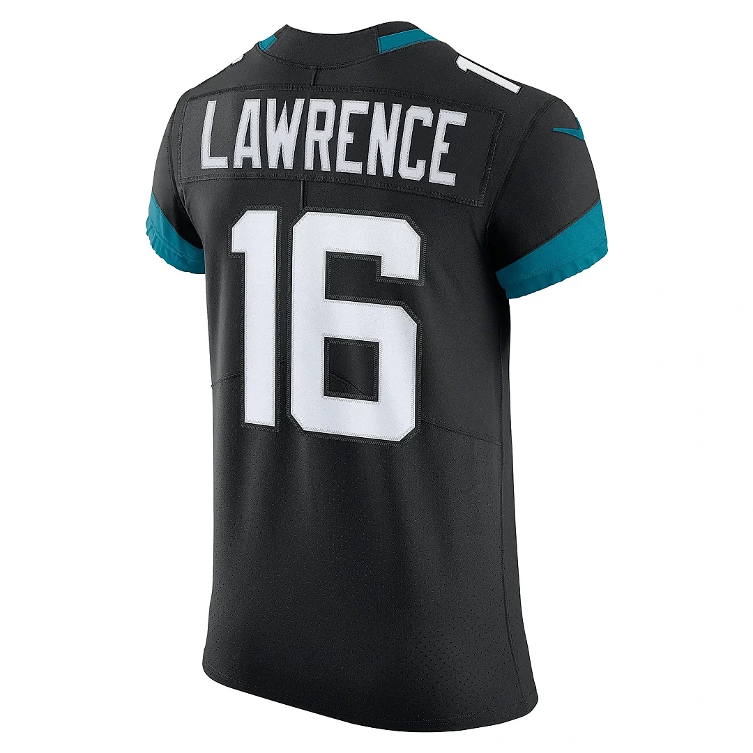 Zennovawear Men's Jacksonville Jaguars Trevor Lawrence Black Vapor Elite Jersey