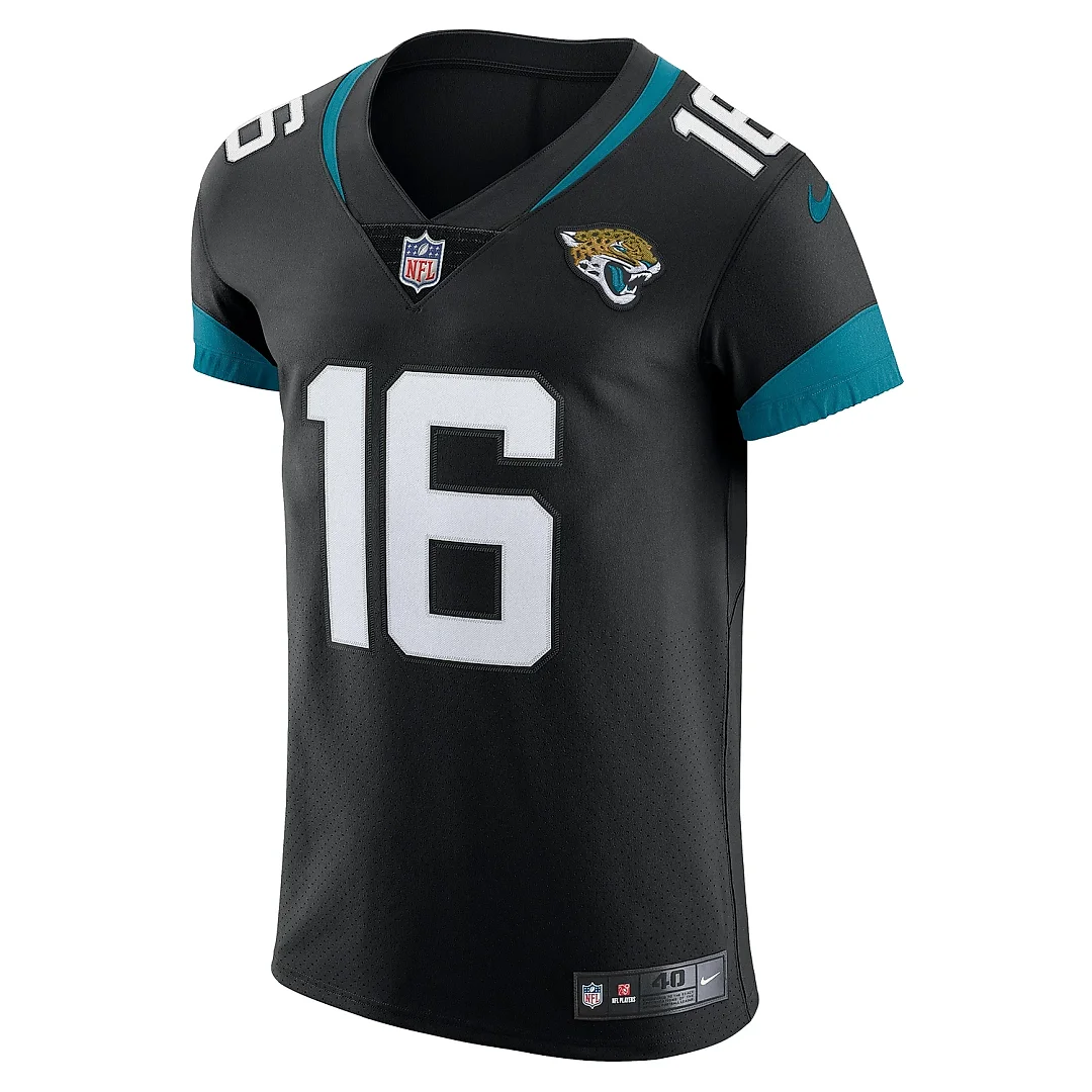 Zennovawear Men's Jacksonville Jaguars Trevor Lawrence Black Vapor Elite Jersey