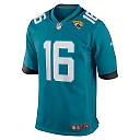 Zennovawear Men's Jacksonville Jaguars Trevor Lawrence Teal Game Jersey