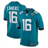 Zennovawear Men's Jacksonville Jaguars Trevor Lawrence Teal Game Jersey
