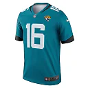 Zennovawear Men's Jacksonville Jaguars Trevor Lawrence Teal Team Legend Player Performance Top