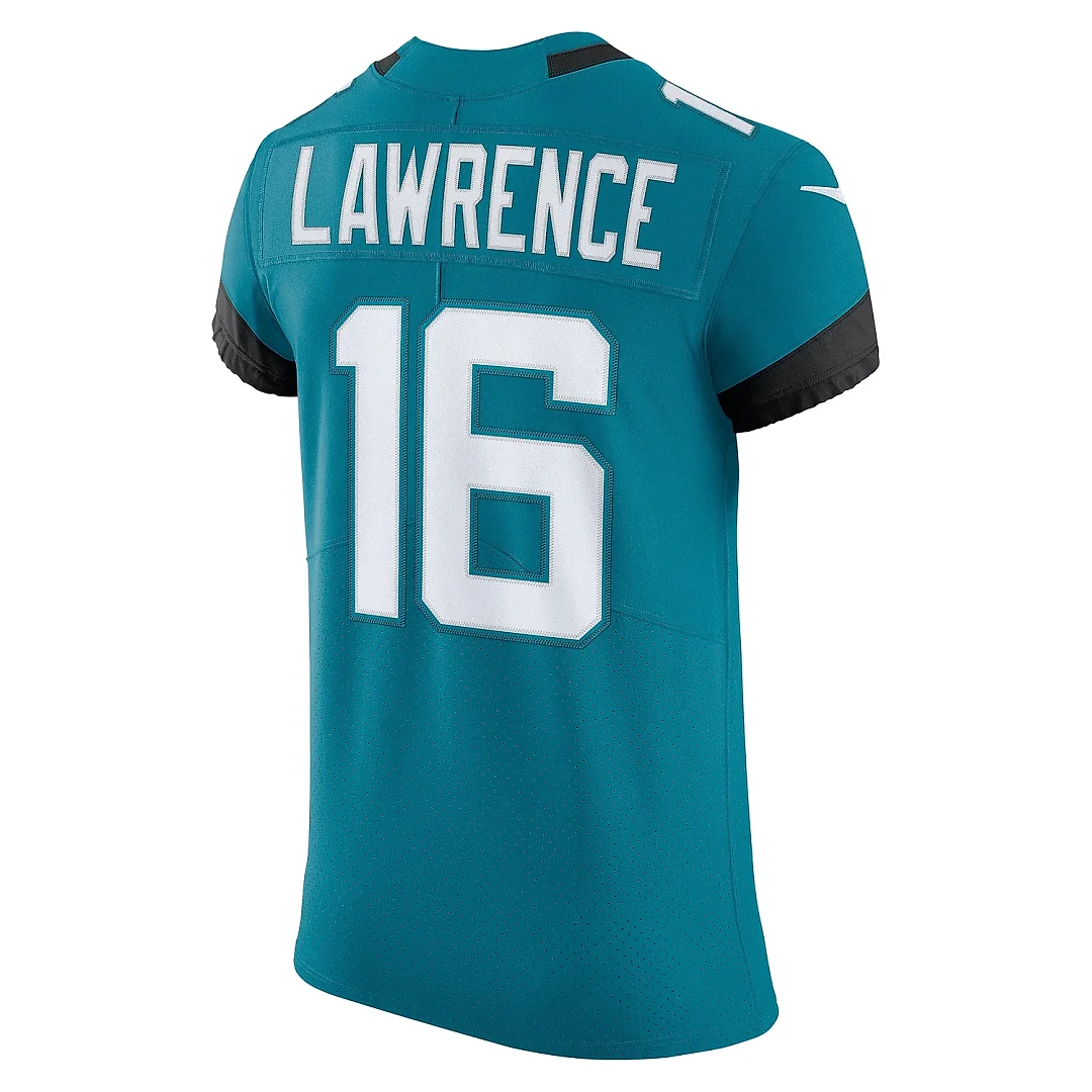 Zennovawear Men's Jacksonville Jaguars Trevor Lawrence Teal Vapor Elite Jersey