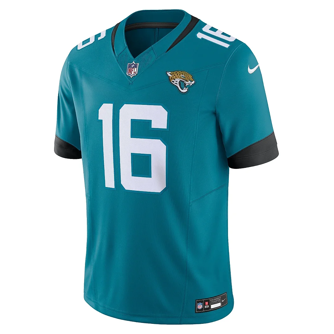 Zennovawear Men's Jacksonville Jaguars Trevor Lawrence Teal Vapor F.U.S.E. Limited Jersey